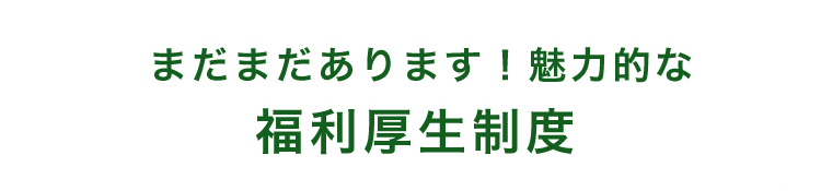 まだまだあります！魅力的な