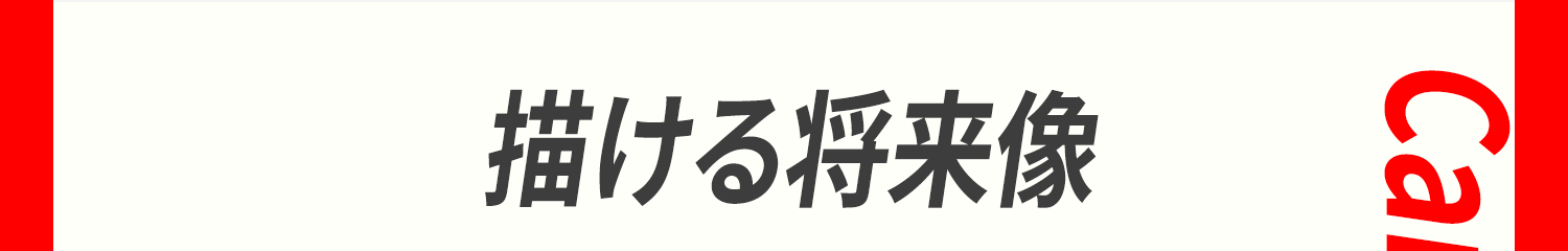 描ける将来像