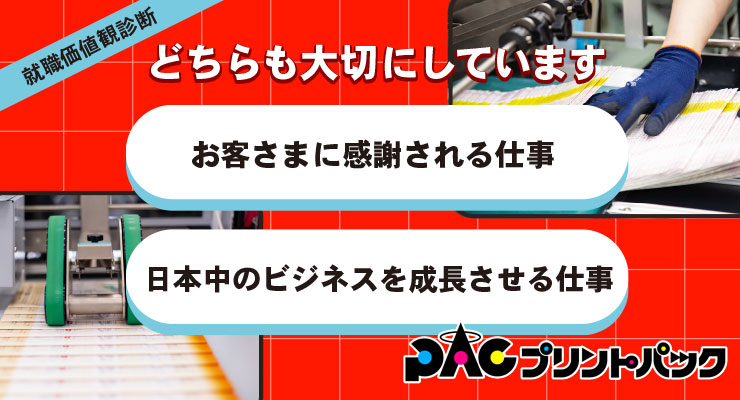 ☆就職価値観診断！☆