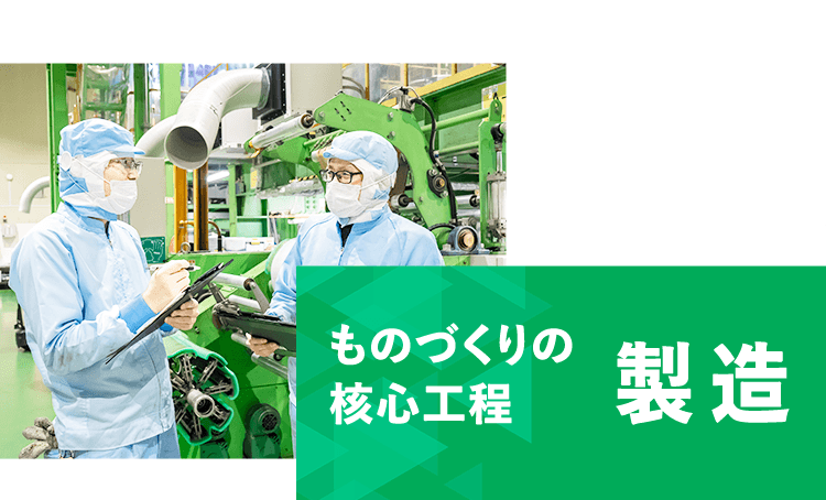 ものづくりの核心工程 製造