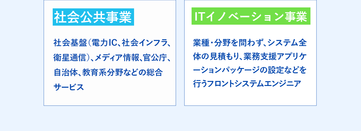 社会公共事業 / ITイノベーション事業