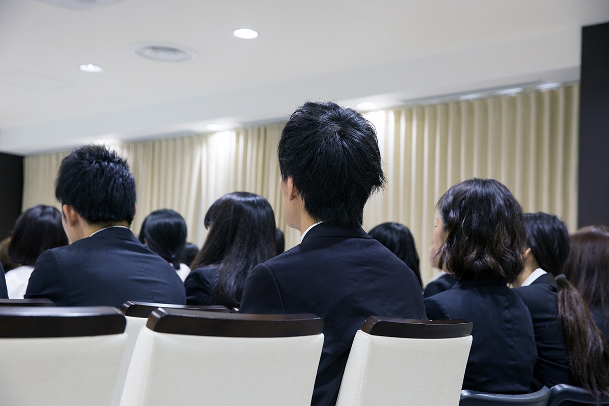 会社説明会のマナーを意識している学生